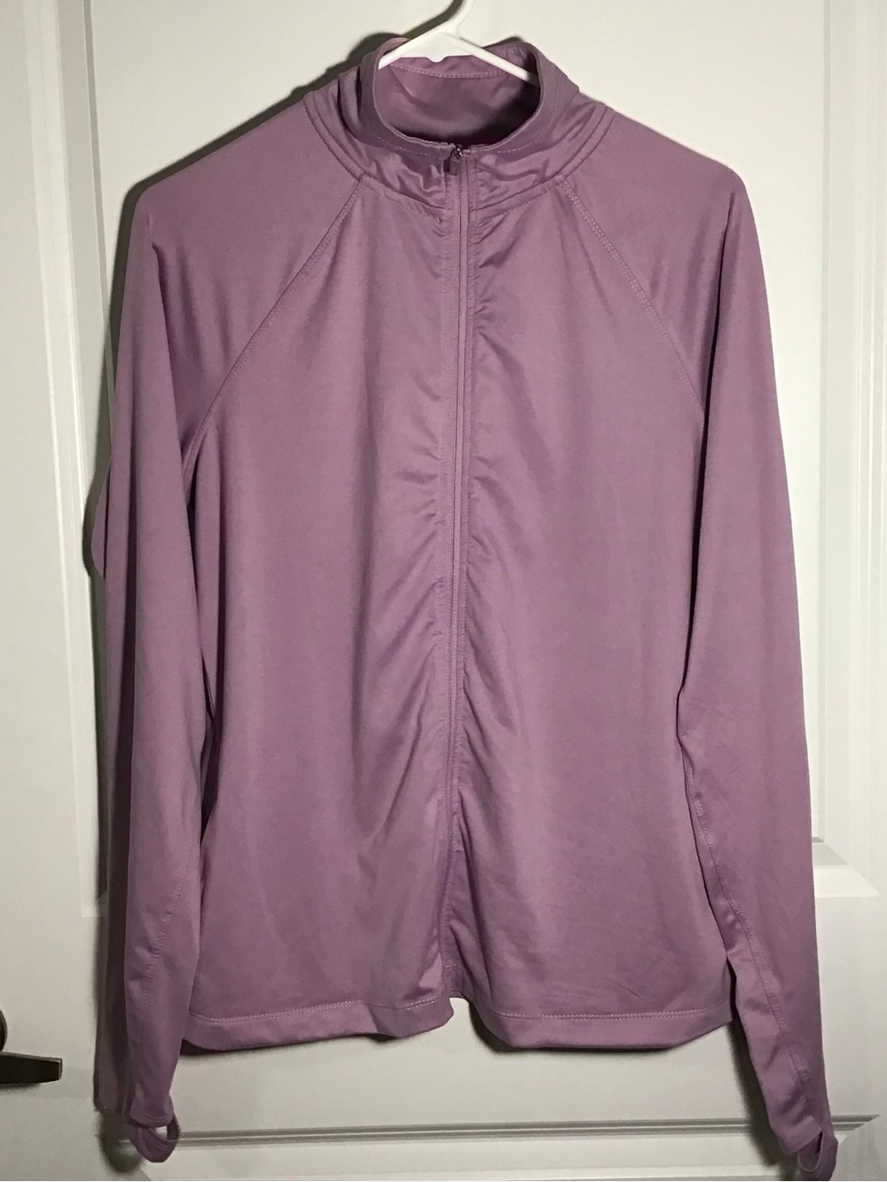 Juicy Couture Lavender Full-Zip Bomber Jacket L